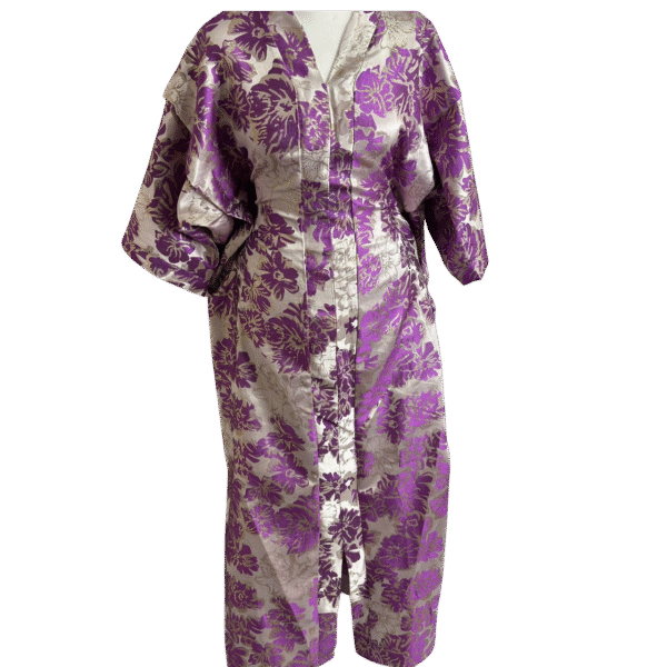 Aso Oke Boubou dress with hair tie & waistband