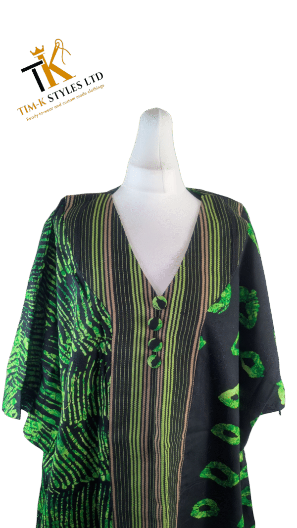 Aso Oke Boubou dress with hair tie